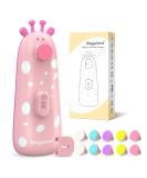 Megainvo Baby Nail File- Baby Electric Nail File Baby Nail Trimmer with 10 Grinding Heads LED Light Whisper Quiet Safe Electric Nail File Baby for Newborn Toddler Toes Finger Nails Pink - Buy Online on GoSupps.com