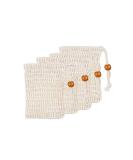 4PCs Natural Fiber Soap Bags | Organic Sisal Soap Sacks for Gentle Cleansing - Buy Online on GoSupps.com