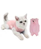 Recovery Suit for Cats - Surgical Protection & E-Collar Alternative | Pink M | Post-Op Suit for Belly Wounds & Skin Issues - Buy Online on GoSupps.com