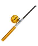 Saim Fishing Rod 36In(3Ft) Mini Portable Pocket Aluminum Alloy Fish Rod Pen - Perfect Gift for Him - Buy Online on GoSupps.com