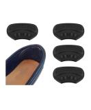 Vivofoot 4 pieces of heel cushion heel inserts for loose shoes heel protection heel pillow for shoes self -adhesive heel holder against blisters & friction (black 4mm) black 4 mm - Buy Online on GoSupps.com