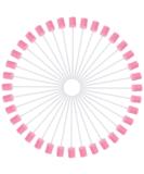 Healifty 100-Piece Disposable Cotton Swabs for Oral Hygiene | Neutral Foam Mouth Care Sticks | Comfort & Clean Health (Pink) - Buy Online on GoSupps.com