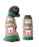ABRRLO Christmas Dog Sweater - Warm & Cute Holiday Sweater for Small/Medium Dogs (Bear-01 XS) - Buy Online on GoSupps.com