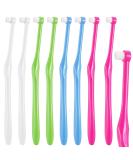 Geiserailie 8-Piece Extra Soft Tuft Toothbrush Set | Manual Compact Interdental Brushes for Adult Oral Care & Detail Cleaning - Buy Online on GoSupps.com