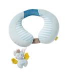 Fehn bat neck pillow neck horns - ergonomic headrest with a cute rattling animal - safe head holder for car stroller & child seat - for babies & toddlers from 6+ months - Buy Online on GoSupps.com