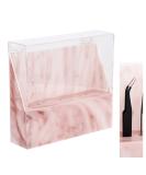 LXIANGN 8 Holes Dust-proof Eyelash Tweezers Holder Case - Pink Acrylic Marble Stand Display Organizer with Cover for Lash Extensions - Buy Online on GoSupps.com