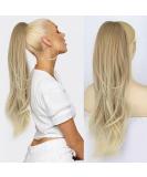 Aikaa Long Braid Ponytail Hair Extension - 65cm Wavy Natural Brown & Blonde Hair for Women | Smooth Stylish & Easy to Use - Buy Online on GoSupps.com
