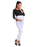 Softsail Women's Maternity Leggings - Thick Cotton Pregnancy Fleece Pants (White) - Buy Online on GoSupps.com