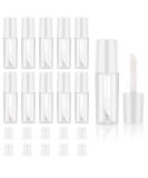 Molain empty tubes lip gloss tubes 10 pieces refillable tubes clear cosmetics container lip gloss tube for lip gloss cosmetics make-up (white) - Buy Online on GoSupps.com