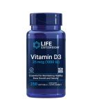 Life Extension Vitamin D3 25 mcg (1000 IU) - 250 Softgels for Immune Support - Buy Online on GoSupps.com