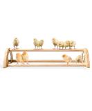 TonGass 16 Extra Long Chicken Perch with Built-in Mirrors - Durable Bamboo Roosting Bar for Baby Chicks - 15 3/4 x 6 5/8 x 3 1/2 - Buy Online on GoSupps.com
