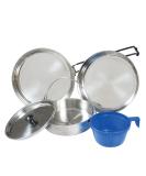 Rothco Stainless Steel Mess Kit (5-Piece) - Durable Outdoor Cookware - Buy Online on GoSupps.com