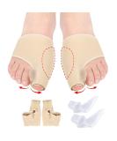 Vinmooog Hallux Valgus Correction Set | Toe Spreader Bandage & Silicone Gel Pad for Foot Pain Relief - Buy Online on GoSupps.com