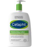 Cetaphil Face & Body Moisturiser 1L Moisturising Lotion For Normal To Dry Sensitive Skin With Niacinamide & Vitamin E 1L (New Version) - Buy Online on GoSupps.com