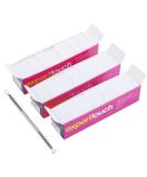 Lint Free Nail Art Gel Polish Remover Cotton Pads (975 Pieces) + Cuticle Double Head Pusher Tool - Tbestmax - Buy Online on GoSupps.com