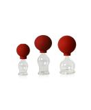Professional Lauschaer Glass Cupping Set - 3 Sizes (25-35-45mm) for Fireless Cupping Therapy | Handcrafted Medical & Cupping Glass - Buy Online on GoSupps.com