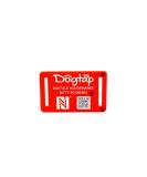 DOGTAP Light Small - The intelligent dog tag with NFC chip 50x30mm red - Buy Online on GoSupps.com