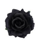VEICOSTT Women Black Rose Flower Hair Clip & Brooch Pin - ZFJ11 | Hair Accessories - Buy Online on GoSupps.com