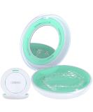 Slim Aligner Case with Mirror - Compatible with Invisalign & Mouth Guard - Cute White Retainer Case with Vent Holes - Buy Online on GoSupps.com