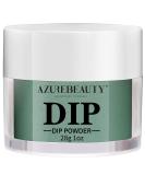 AZUREBEAUTY Dip Powder Dark Green 1 Oz - St. Patrick's Day Nail Dipping Powder for DIY Manicures - Odor-Free & Long-Lasting - Buy Online on GoSupps.com