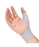 Willcom Thumb Wrist Brace Compression Sleeve (2 PCS) for Arthritis Pain Relief Protector Support Soft Elastic Fabric Thumb Spica Splint Glove Liner for Women and Men -Left or Right Hand (L) L Grey - Buy Online on GoSupps.com