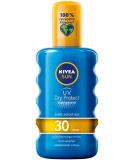 NIVEA SUN UV Dry Protect Transparent 200ml - Best SPF Sunscreen for All Skin Types - Protects Against UV Rays - Buy Online on GoSupps.com