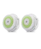 Facial Cleansing Brush Head Exfoliator - Green/2Pack - for Acne Prone, Clogged, and Enlarged Pores - Buy Online on GoSupps.com