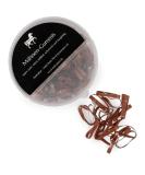 Animalon mane gum made of silicone |Single gums for horses hairstyles |Gentle mooring with tear -resistant mane gum |Ideal Tunier accessories for horses (300 pieces brown) 300 pieces (1 pack) brown - Buy Online on GoSupps.com