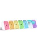 7-Day Rainbow Pill Organizer - Weekly Medication Box & Tablet Storage for Easy Management - Buy Online on GoSupps.com