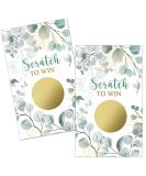 Haizct 50 Pack Watercolor Eucalyptus Blank Gift Certificate Scratch Off Cards for Small Business Spa Beauty Makeup Hair Salon Baby Shower Country Wedding Bridal Shower Gold-GK080 - Buy Online on GoSupps.com