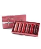 Buy 6 Colors Matte Lipstick Set - Durable Moisturizing Waterproof Lip Gloss for Women | Non-Stick Red Velvet Tint | Perfect Makeup Gift - Buy Online on GoSupps.com