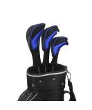 Scott Edward Golf Club Head Covers Set - 3Pcs Long Neck Mesh Headcovers for Fairway Woods, Driver, Hybrids - Blue - Interchangeable No. Tags Included - Buy Online on GoSupps.com