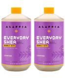 Alaffia Everyday Shea Lavender Bubble Bath - 2 Pack, 32 Fl Oz Each | Cleanse, Soothe & Moisturize | Fair Trade Shea Butter, Vegan, Cruelty Free - Buy Online on GoSupps.com