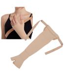 Buy Lymphedema Arm Sleeve - Soft Breathable Nylon for Post Mastectomy Recovery | High Elasticity | S-Left Hand - Buy Online on GoSupps.com