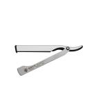 Dovo Shavette Razor - Satin Stainless Steel Handle & Head | Double Edge Barber Razor Blades | Premium Shaving Tool from Dovo Solingen - Buy Online on GoSupps.com