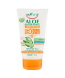 Equilibra Solari Aloe Sunscreen SPF 30 - Water-Resistant Cream with Aloe Vera Almond Milk Carrot Oil & Vitamin E | 150 ml - Sun Protection for Healthy Browning - Buy Online on GoSupps.com