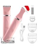 Electric Bikini Trimmer for Women - Wet & Dry Lady Shaver with Ceramic Blades - Pink - Buy Online on GoSupps.com