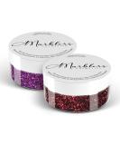 MARBLERS Duo Sangria & Holo Magenta Glitter 10g - Vegan & Cruelty-Free | For Eyeshadow, Nail Art, and Makeup - Buy Online on GoSupps.com
