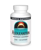 Buy Source Naturals Astaxanthin 2 mg - 120 Softgels for Antioxidant Support - Buy Online on GoSupps.com