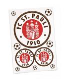 FC St. Pauli sticker ** Logo ** set of 3 - Buy Online on GoSupps.com