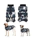 Buy Eyein Dogebody After Op Suit for Dogs - Breathable Soft One-Piece with Zipper & Belt E-Neck Band Alternative XS Camouflage for Post-Surgery Wound Protection - International Shipping Available - Buy Online on GoSupps.com