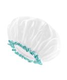 White Shower Cap for Long Hair 1 Pack 12inch large sizeWaterproof Washable Hair Caps for Women and Girls Super Cute and Extra Large by mikimini X-Large (Pack of 1) - Buy Online on GoSupps.com