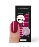 Original Miss Sophie Very Berry Nail Foils - 24 Ultra-Thin Nail Polish Strips for Fingers & Toes - Compatible with Natural Acrylic Gel & Shellac Nails - Buy Online on GoSupps.com