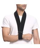 supregear Arm Sling  Lightweight Neck Support Collar Immobilizer Simple Arm Sling Breathable Shoulder Support for Men Women (Black  Standard) Black Standard - Buy Online on GoSupps.com