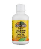 Liquid Calcium Citrate 1000mg with D3 16 fl oz Liquid Blueberry - Buy Online on GoSupps.com