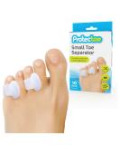 Protectoe Single Gel Small Toe Separator - Box of 10 | Toe Spacer for Overlapping Toes | Gel Toe Separators - Buy Online on GoSupps.com