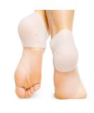 2X Moisturizing Silicone Gel Heel Socks Cracked Foot Skin Care Protector Silicone Heel Protectors Heel Cushion Pads for men and women - Buy Online on GoSupps.com