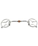 Horse Stainless Steel D-Ring Snaffle Bit with Copper Rollers - 5.5 Mouth - 35312v - Buy Online on GoSupps.com