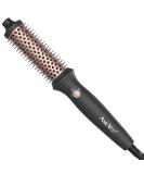 AmoVee 1.25" Curling Iron Thermal Brush - Dual Voltage Heated Brush for Root Volume & Loose Curls - 3 Temperature Settings Perfect for Travel - Long-Lasting Styling - Buy Online on GoSupps.com