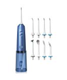 Cordless Water Flosser with 8 Jet Tips | Rechargeable Oral Irrigator | 3 Modes | IPX7 Waterproof | Portable 270ml Tank | Fast Charge | Blue - Buy Online on GoSupps.com